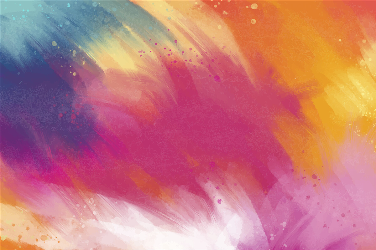 Fotobehang regenboog in de ruimte