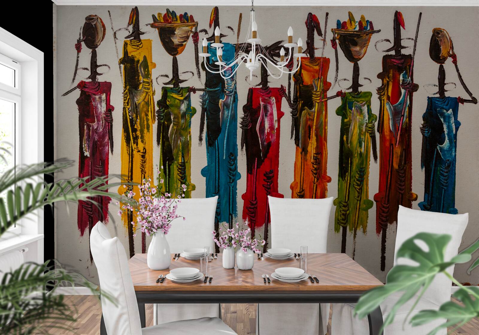 Fotobehang stam uit afrika