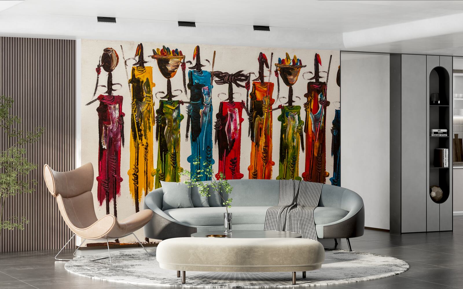 Fotobehang stam uit afrika