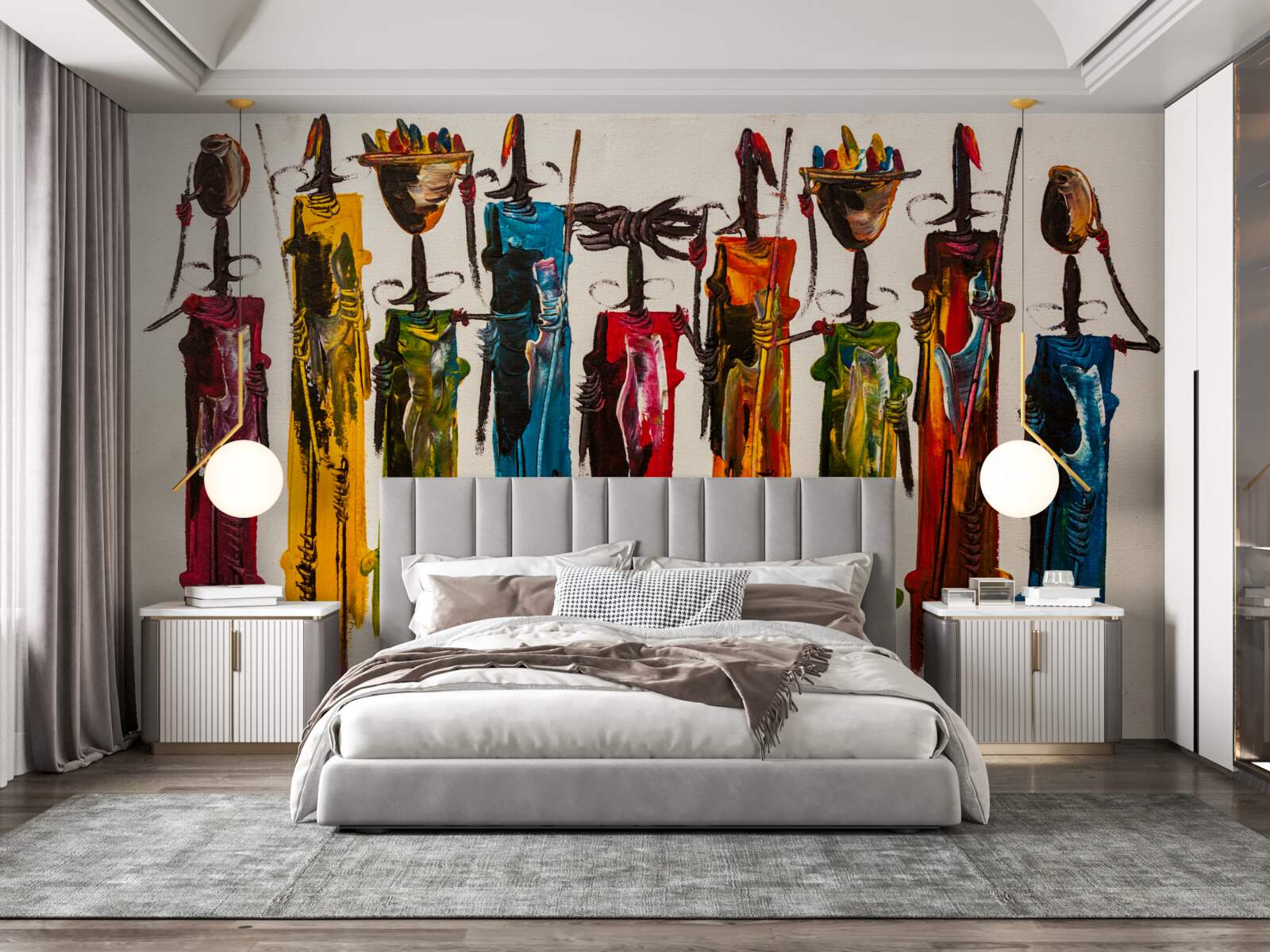 Fotobehang stam uit afrika