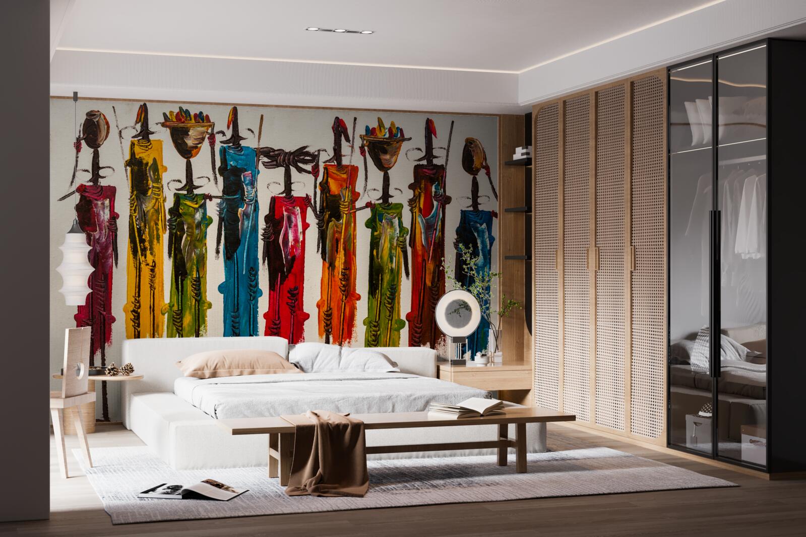 Fotobehang stam uit afrika