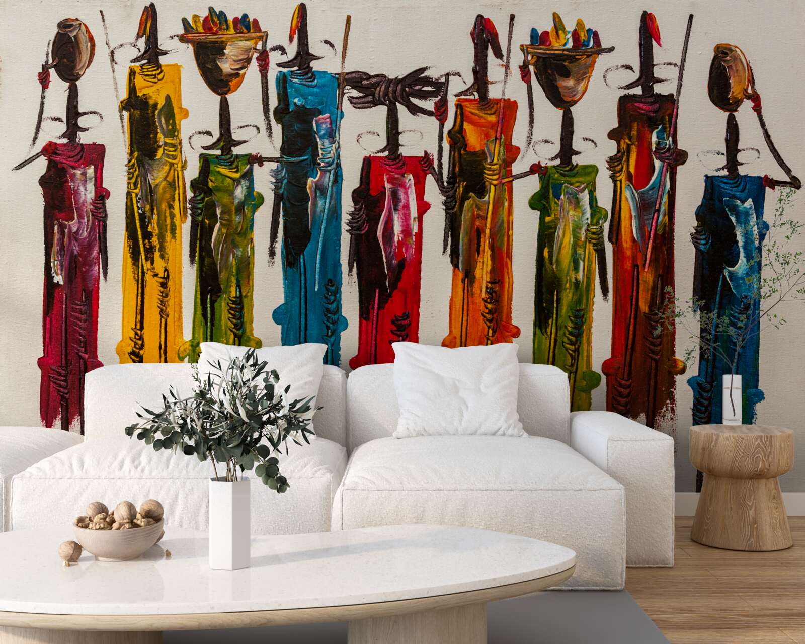 Fotobehang stam uit afrika