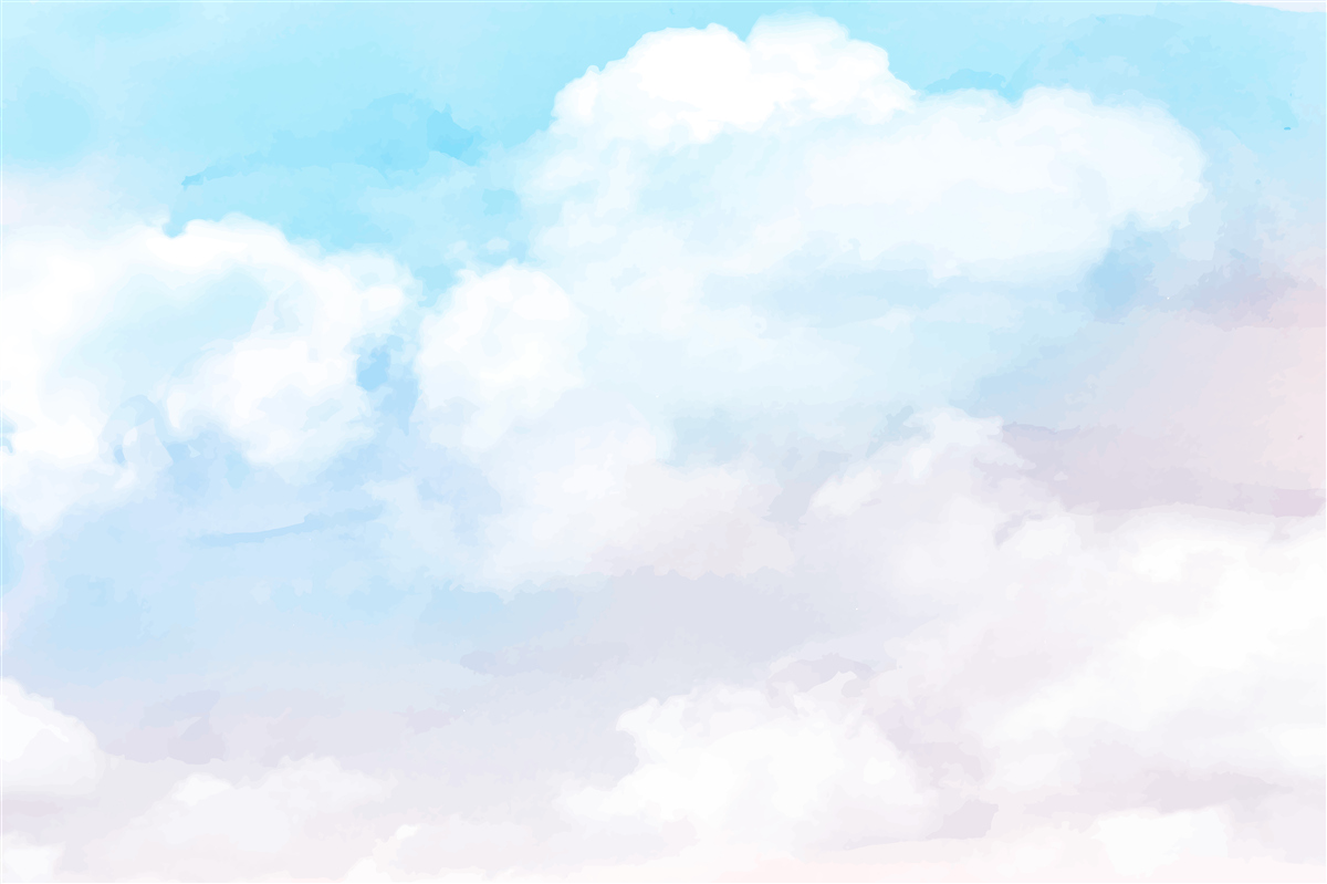 Fotobehang de lucht is helder en kleurrijk