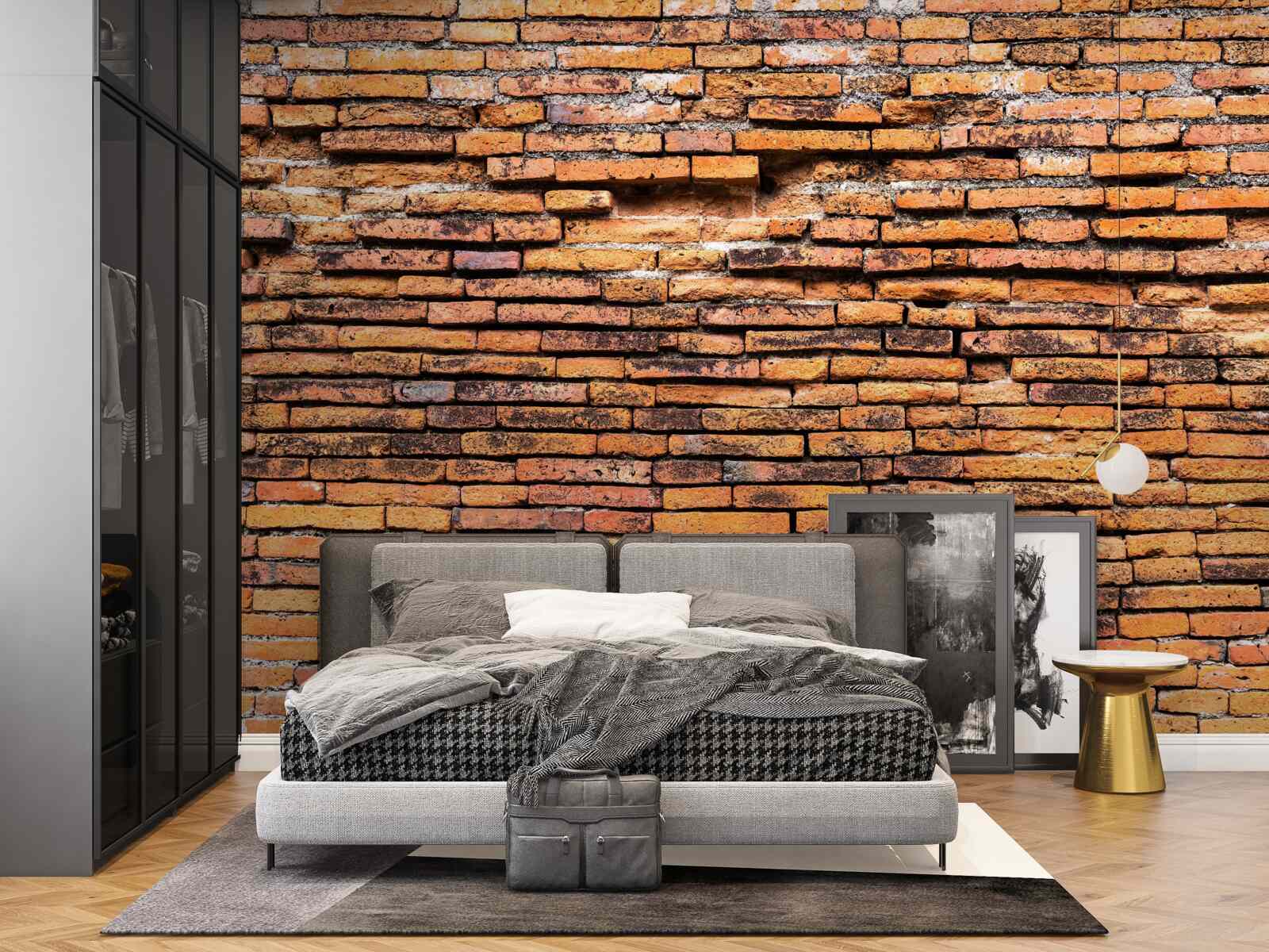 Fotobehang oude buitenmuur