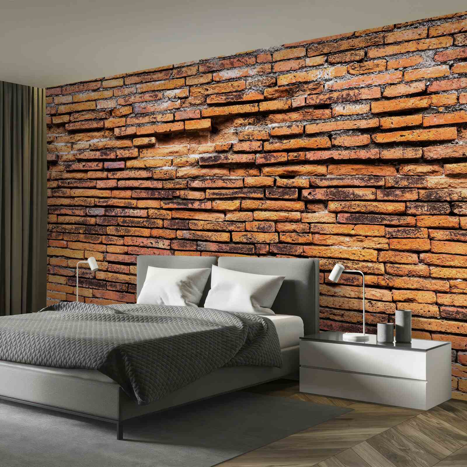 Fotobehang oude buitenmuur