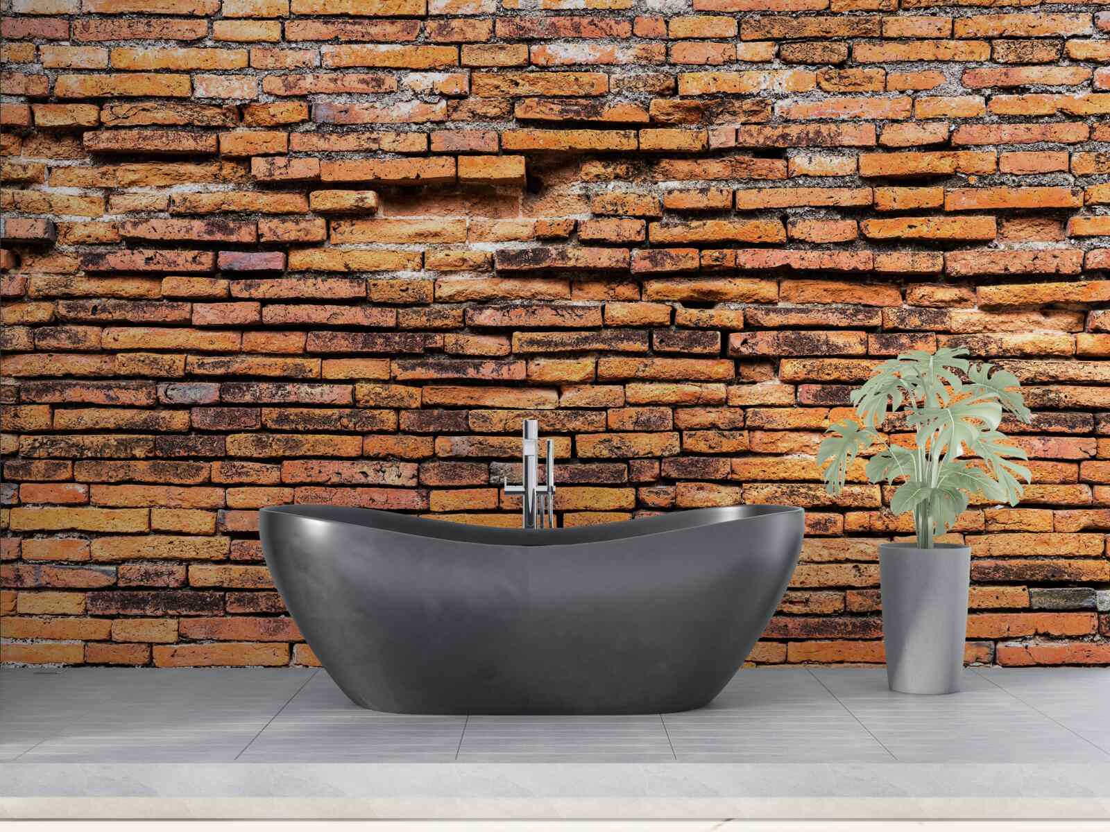 Fotobehang oude buitenmuur