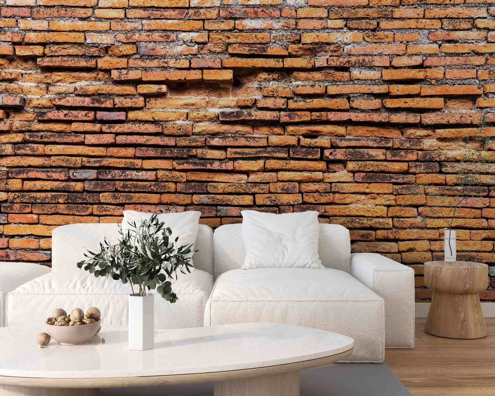 Fotobehang oude buitenmuur