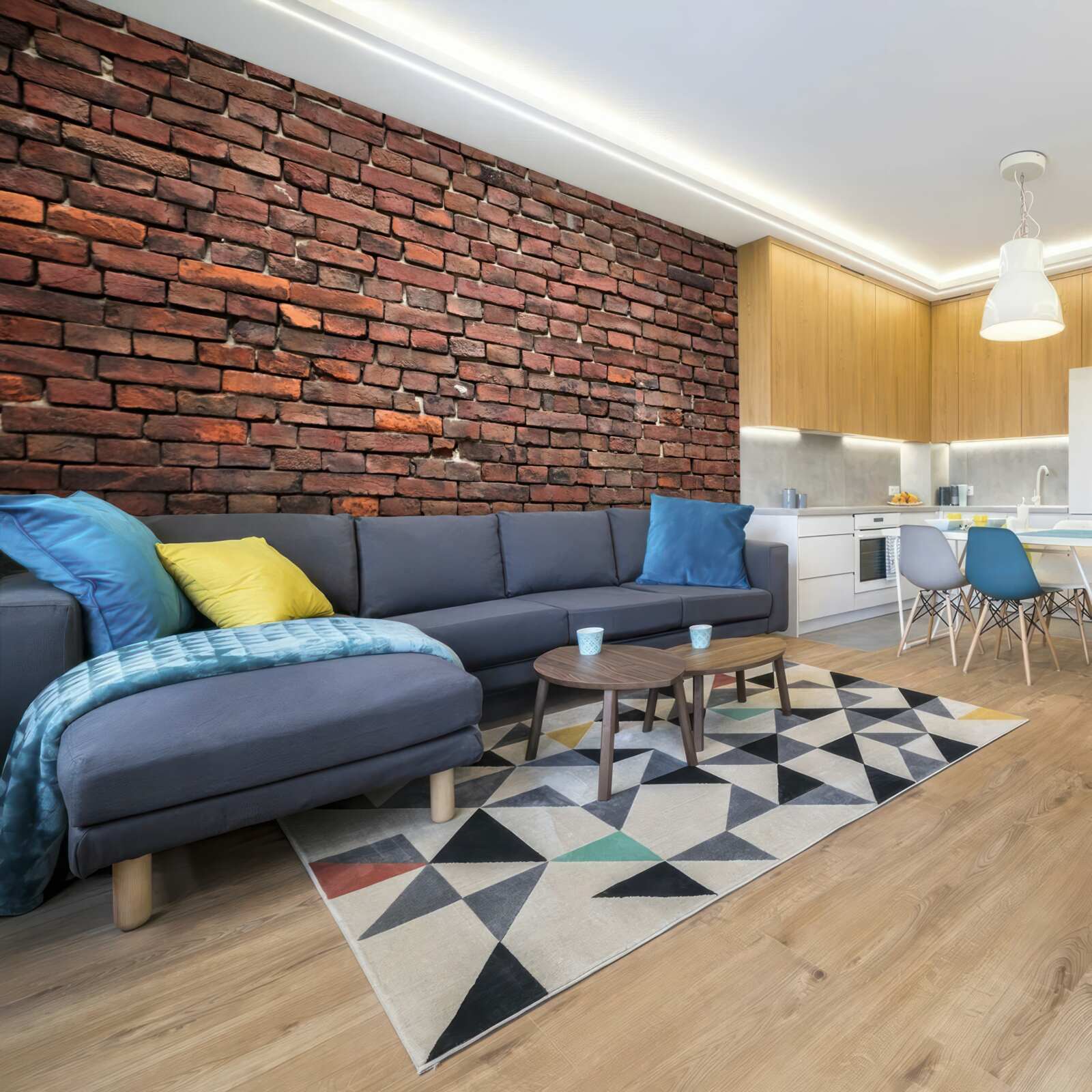 Fotobehang donkere bakstenen muur, ouder dan jaren