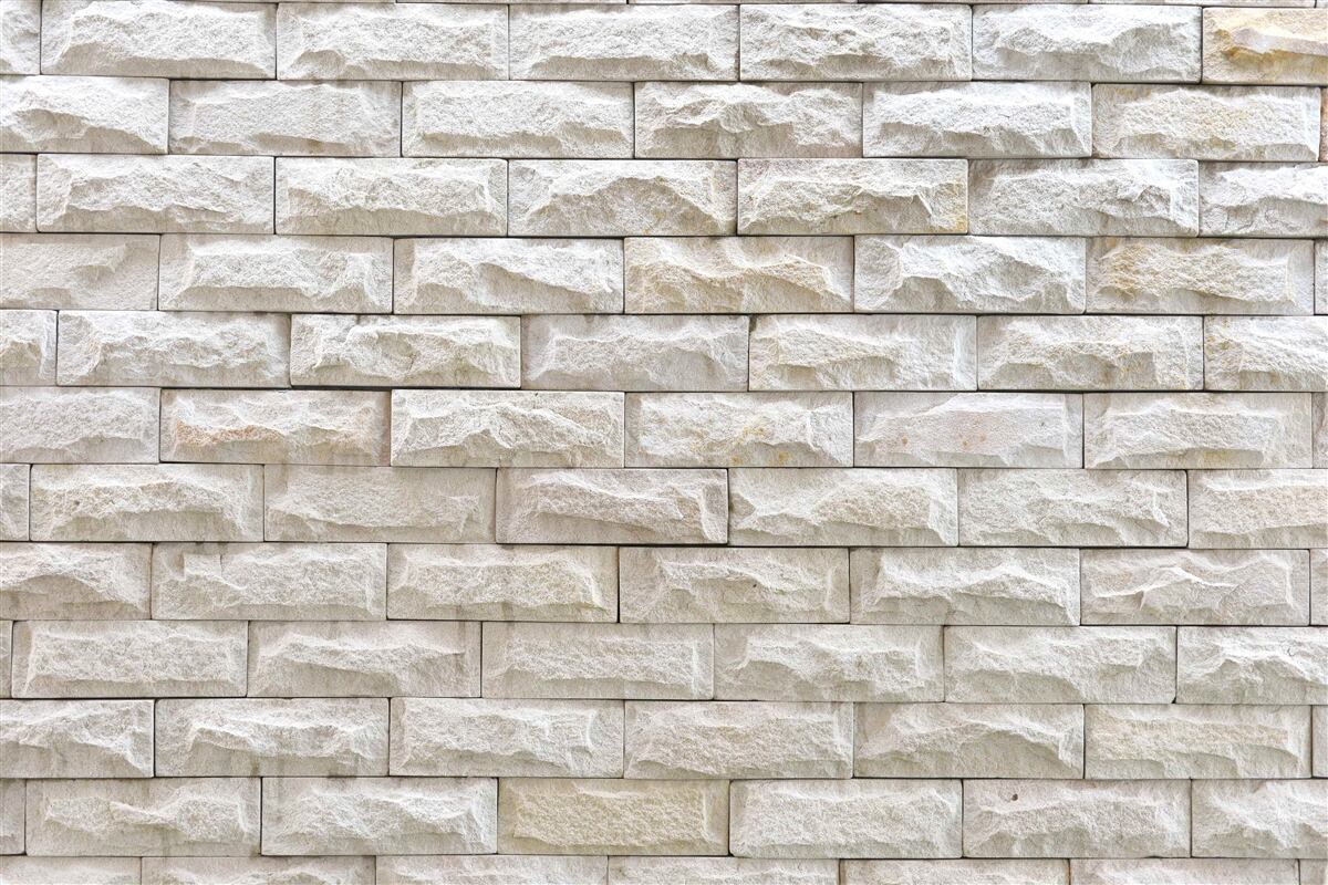 Fotobehang licht stenen muur