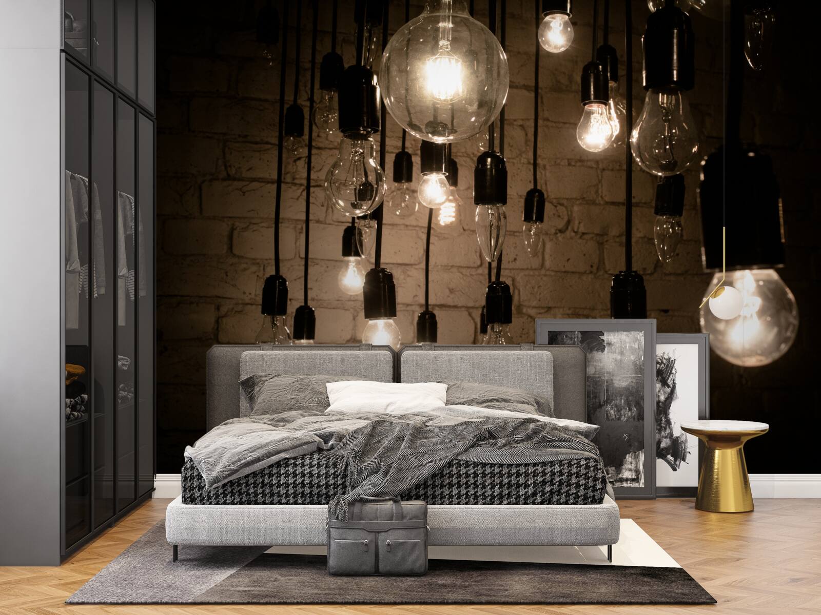 Fotobehang de vormen van de bollen verschillen