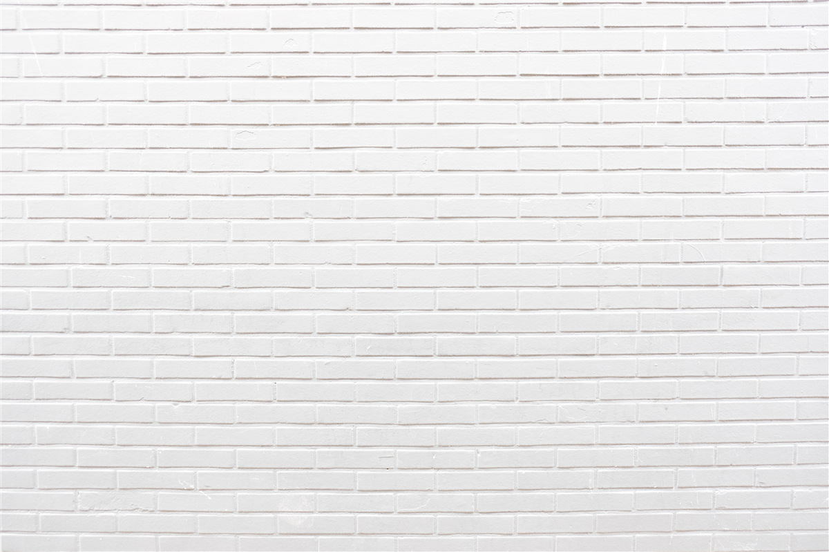 Fotobehang de bakstenen muur is maagdelijk wit