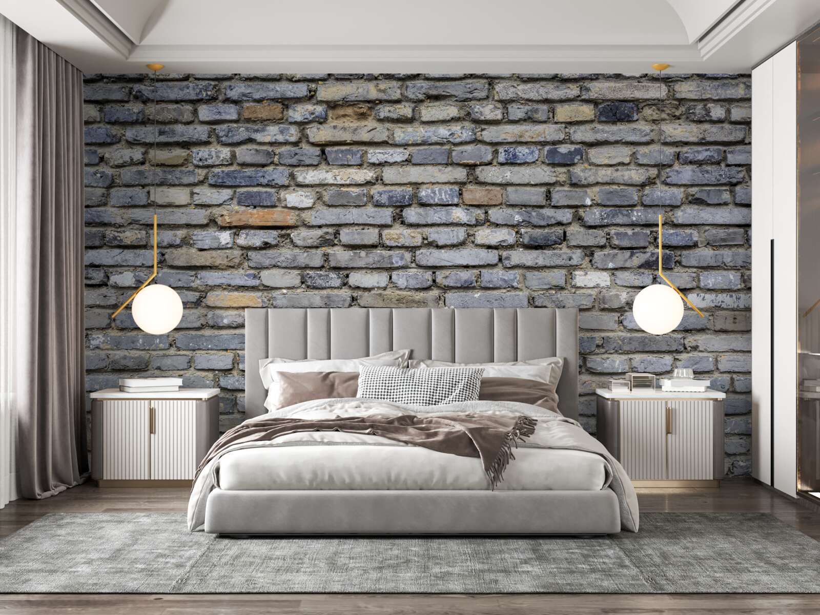 Fotobehang bakstenen muur