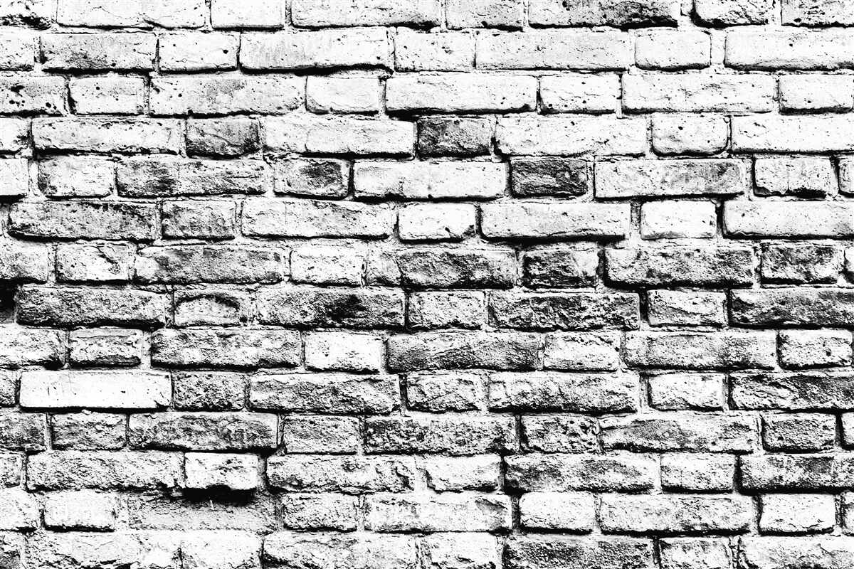 Fotobehang grijze bakstenen muurstructuur