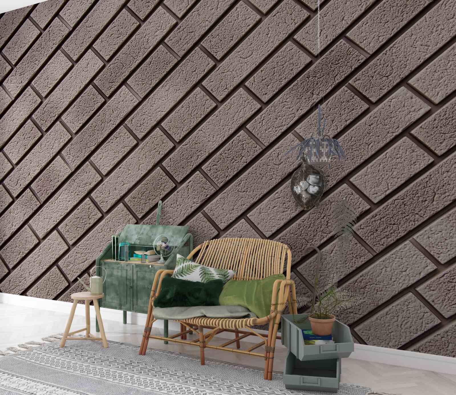 Fotobehang bestrating in perfecte staat