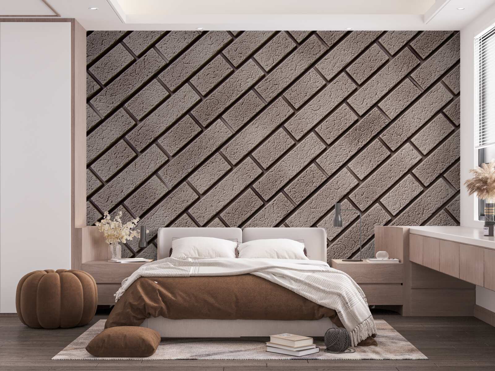 Fotobehang bestrating in perfecte staat