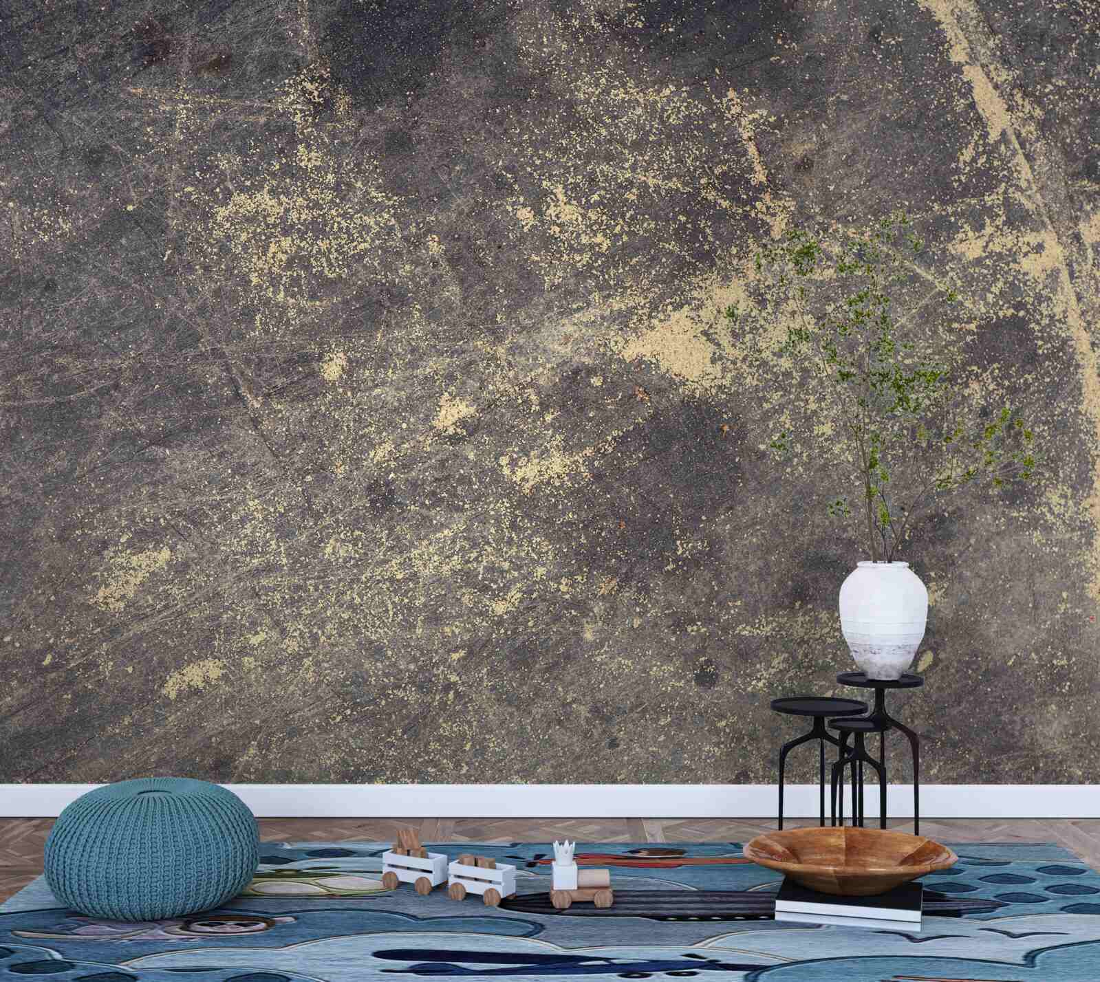 Fotobehang structuur van gescheurd beton