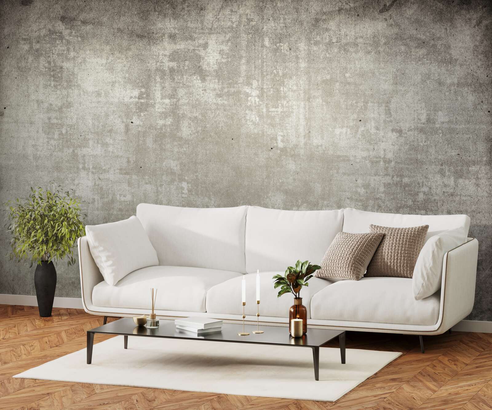 Fotobehang antieke achtergrond, donkergrijs