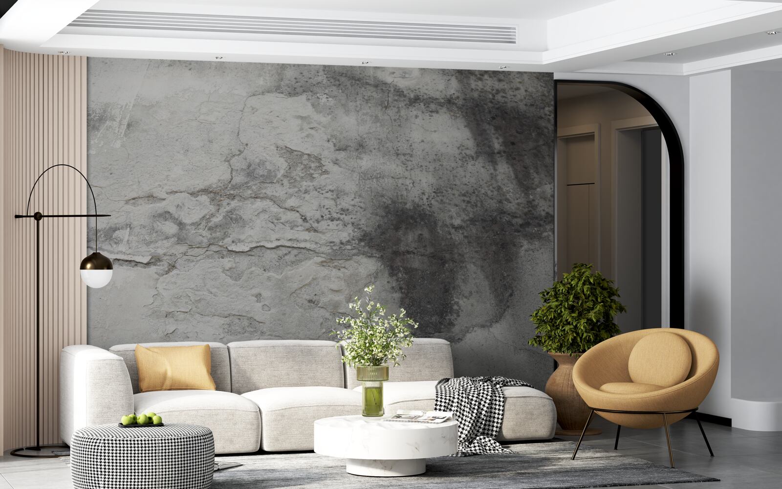 Fotobehang structuur in essentinten