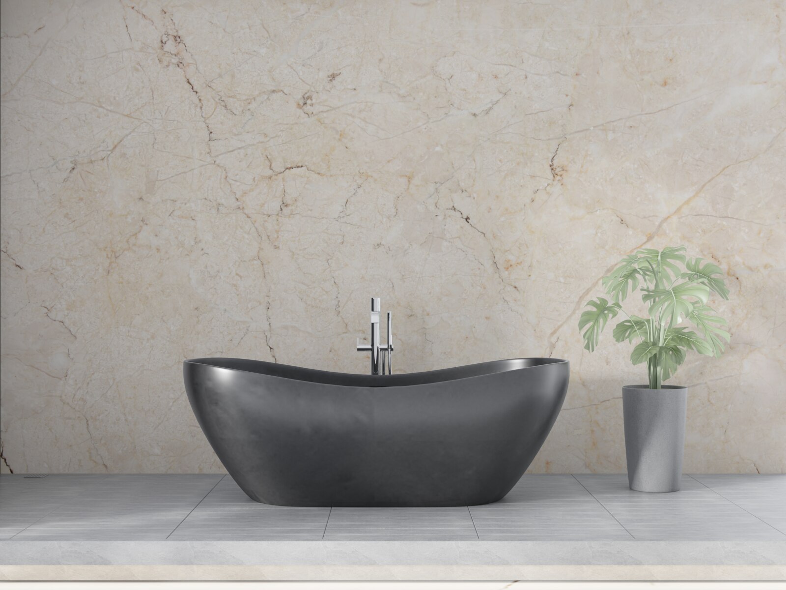 Fotobehang beige marmeren achtergrond