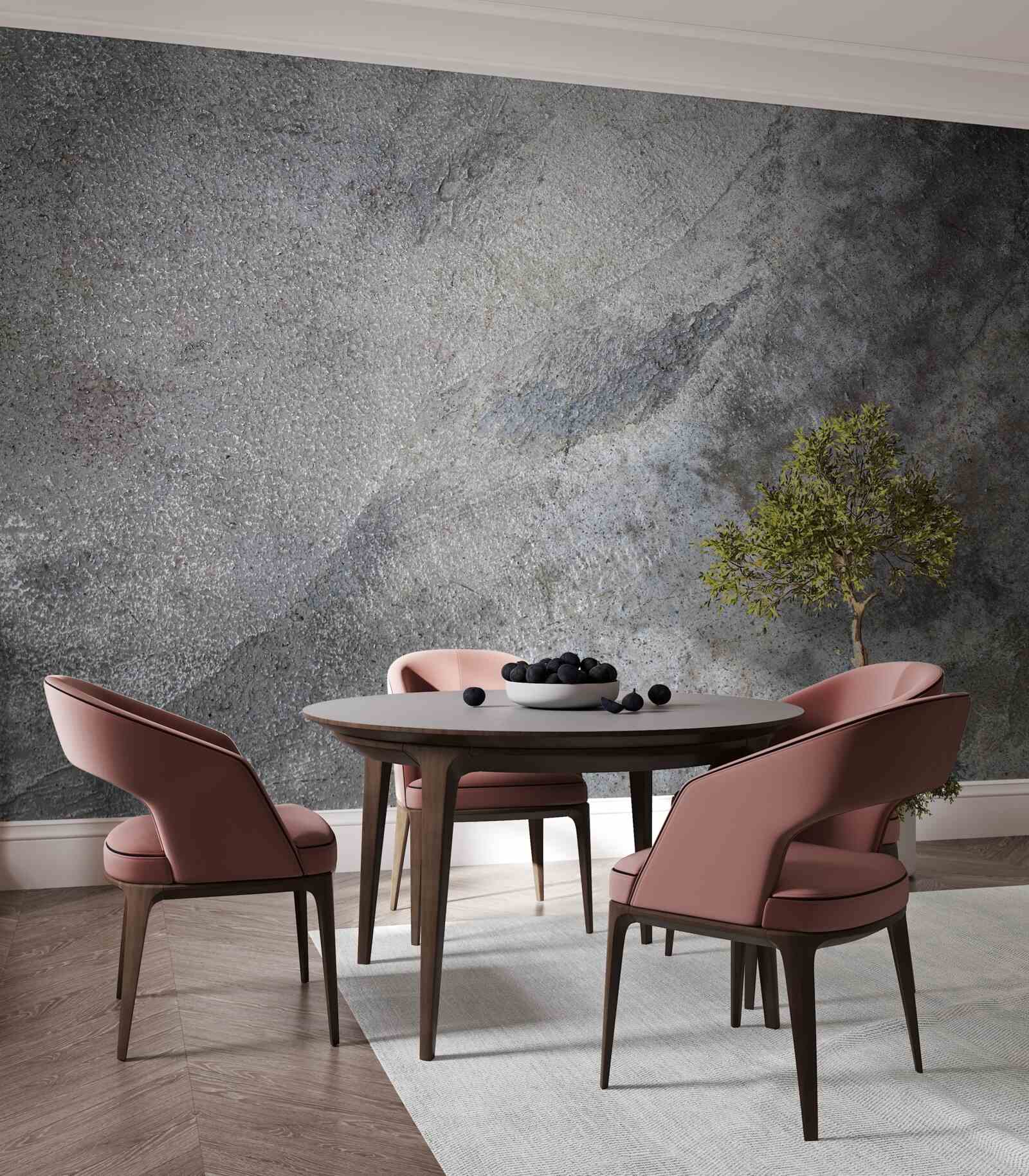 Fotobehang Gepolijste cementmuur