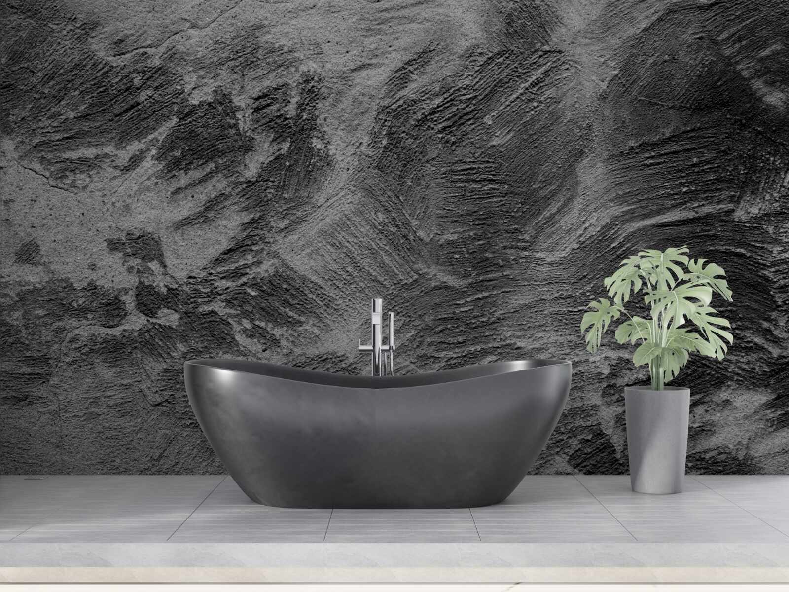 Fotobehang decoratieve strepen in lichte en donkere tinten