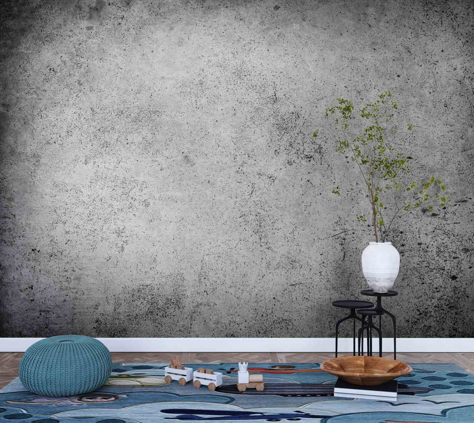 Fotobehang oude grijze barrière