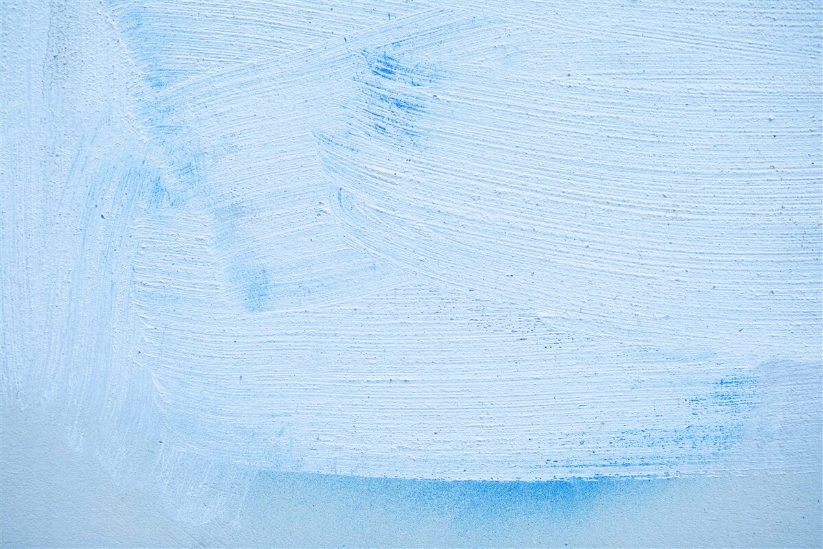 Fotobehang een laag zacht azuurblauw gips