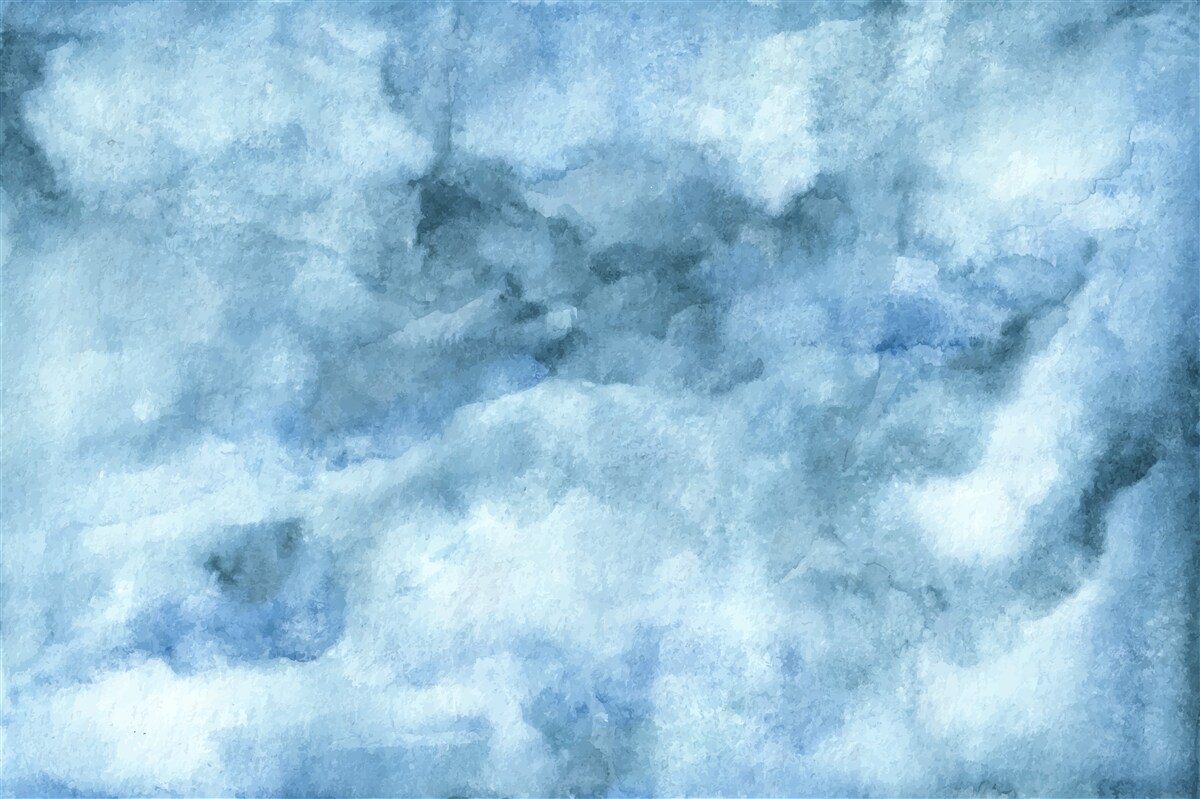 Fotobehang vage nevel van wolken