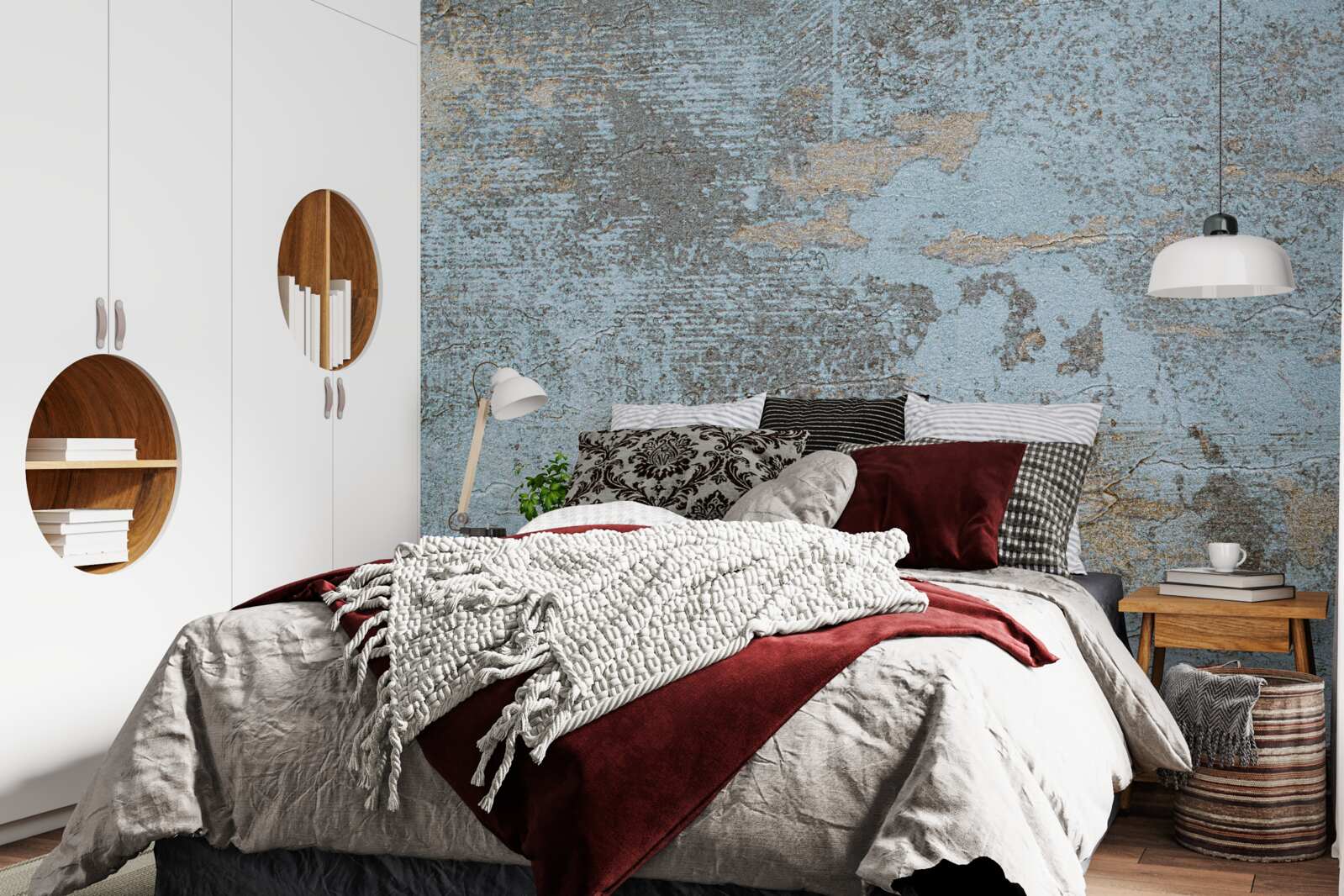 Fotobehang oude verfstructuur