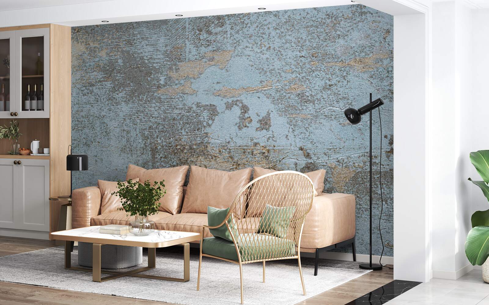 Fotobehang oude verfstructuur