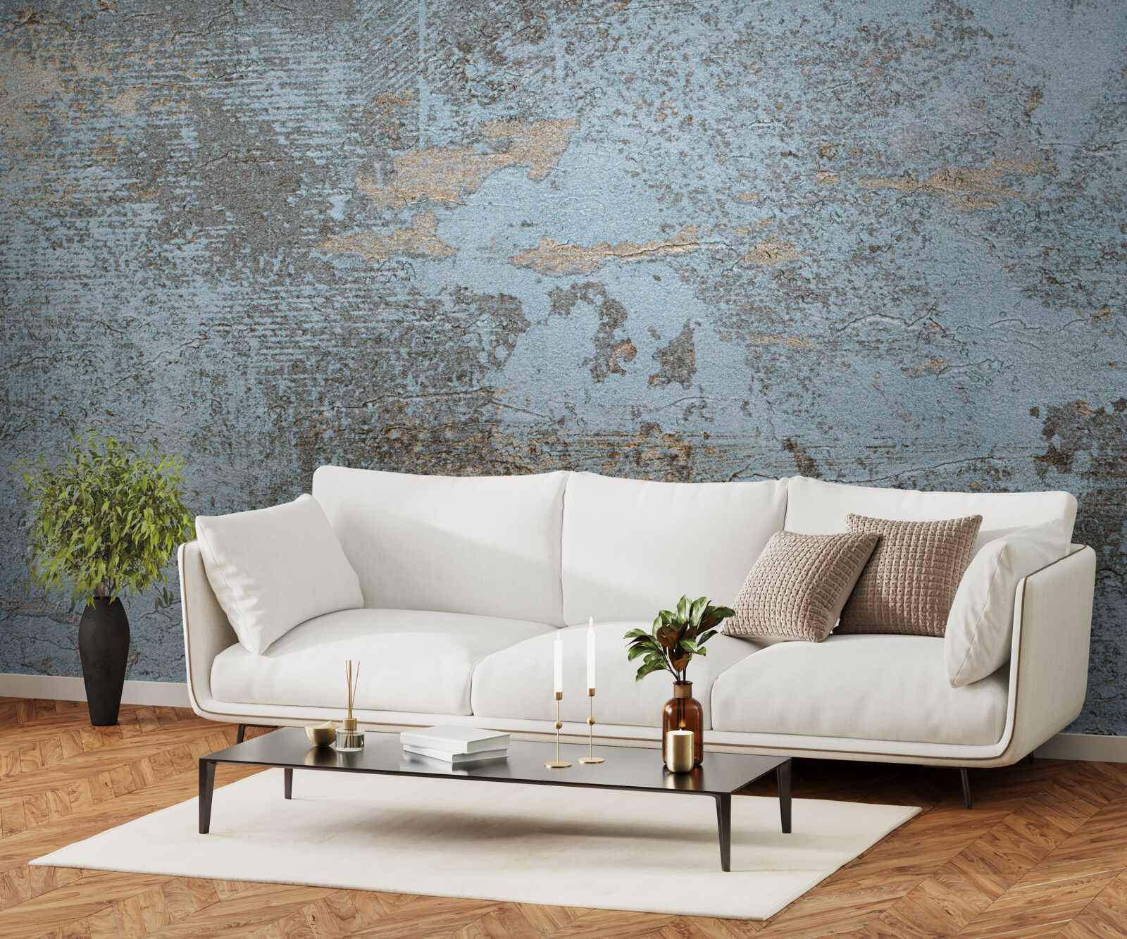 Fotobehang oude verfstructuur