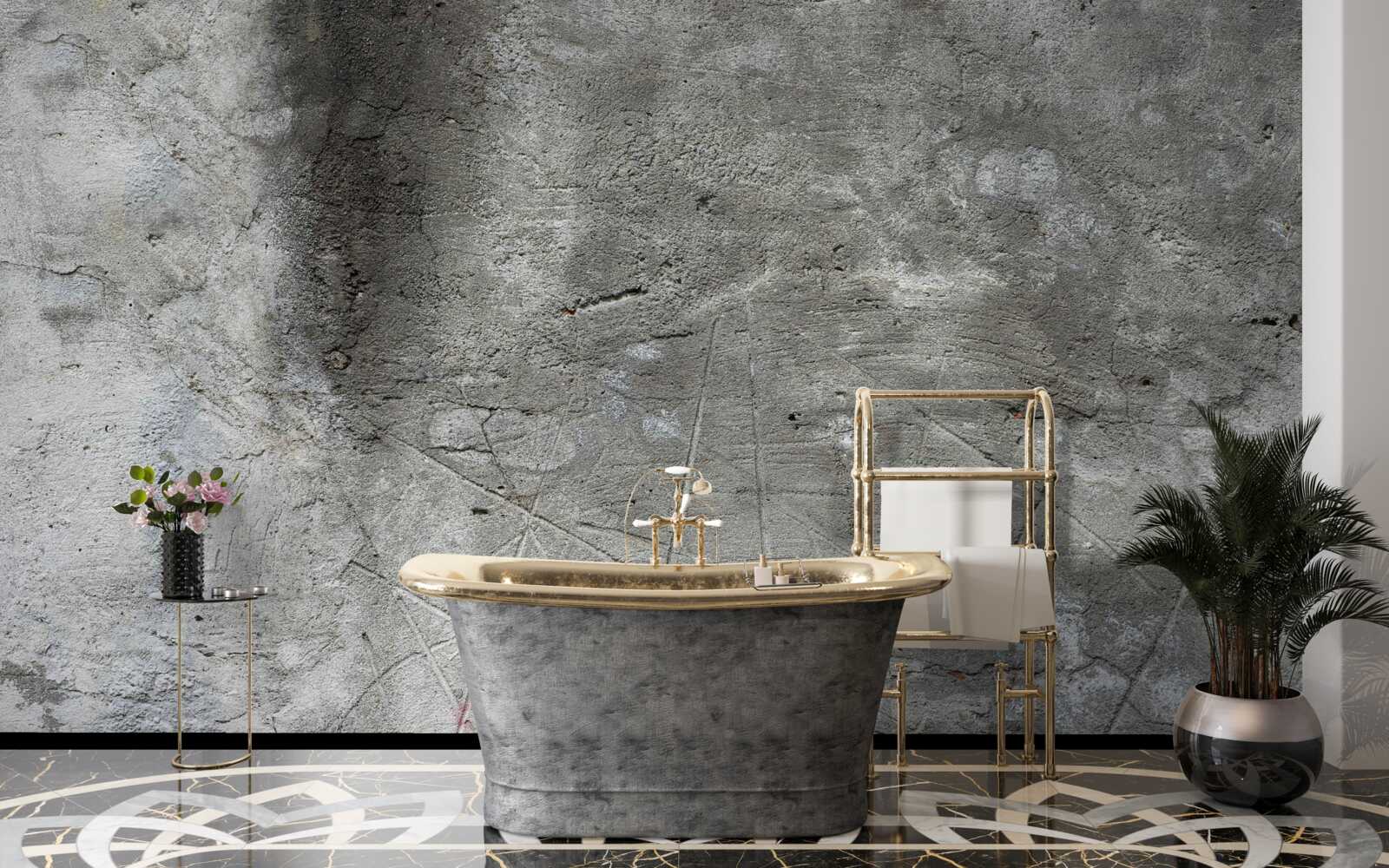 Fotobehang achtergrond met een vuile grijze tint