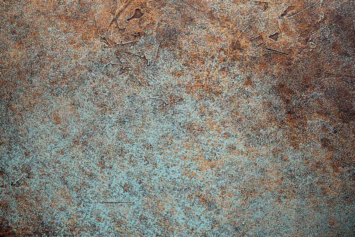 Fotobehang coating van donker geoxideerd ijzer