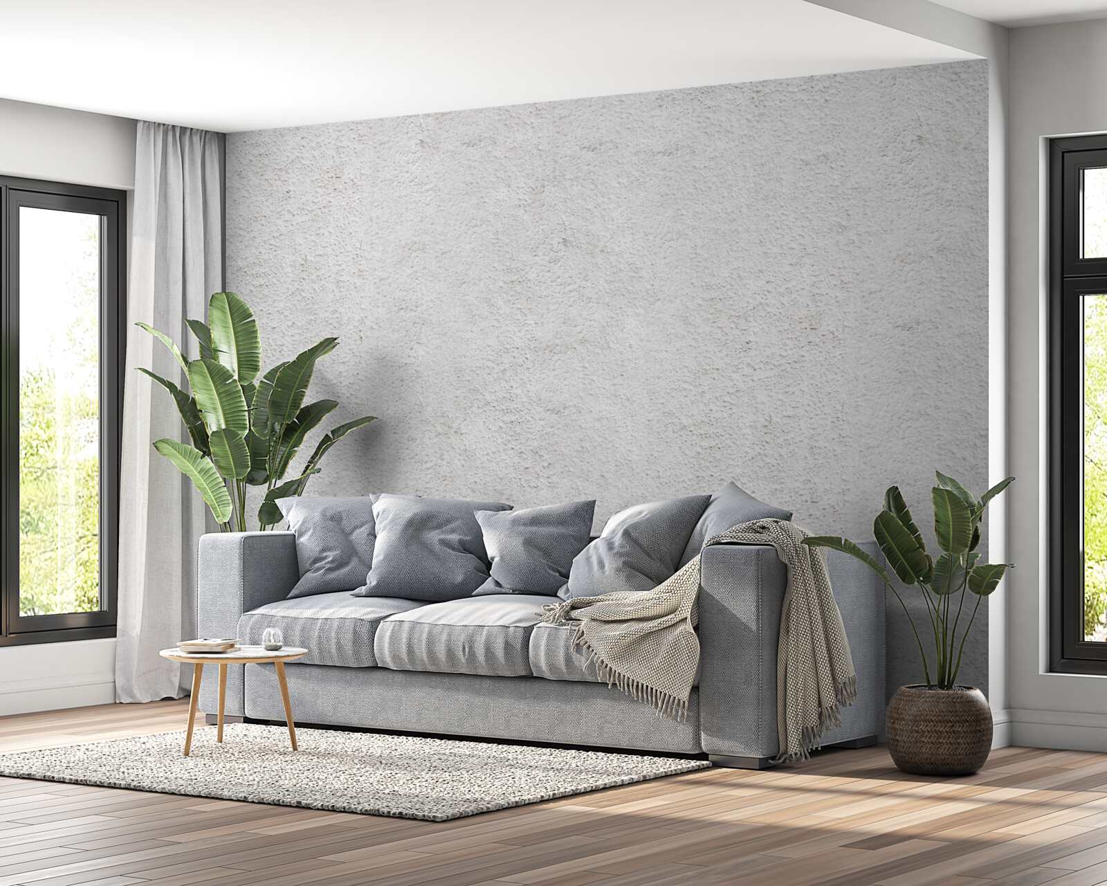 Fotobehang lichtgrijze tint