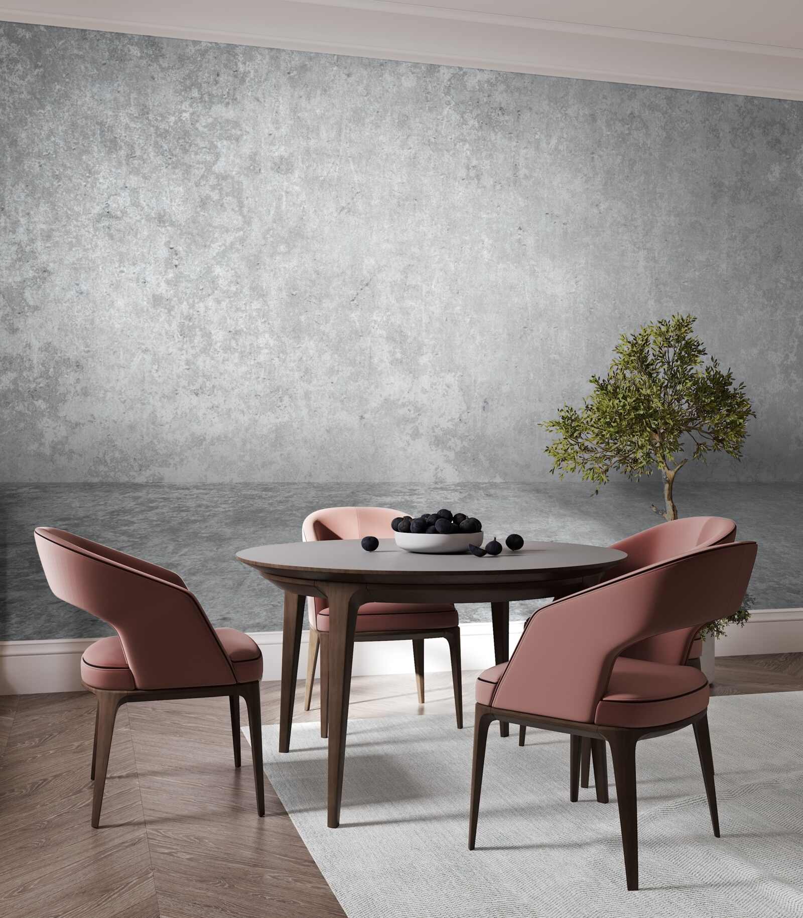 Fotobehang lichtgrijze betonnen muur