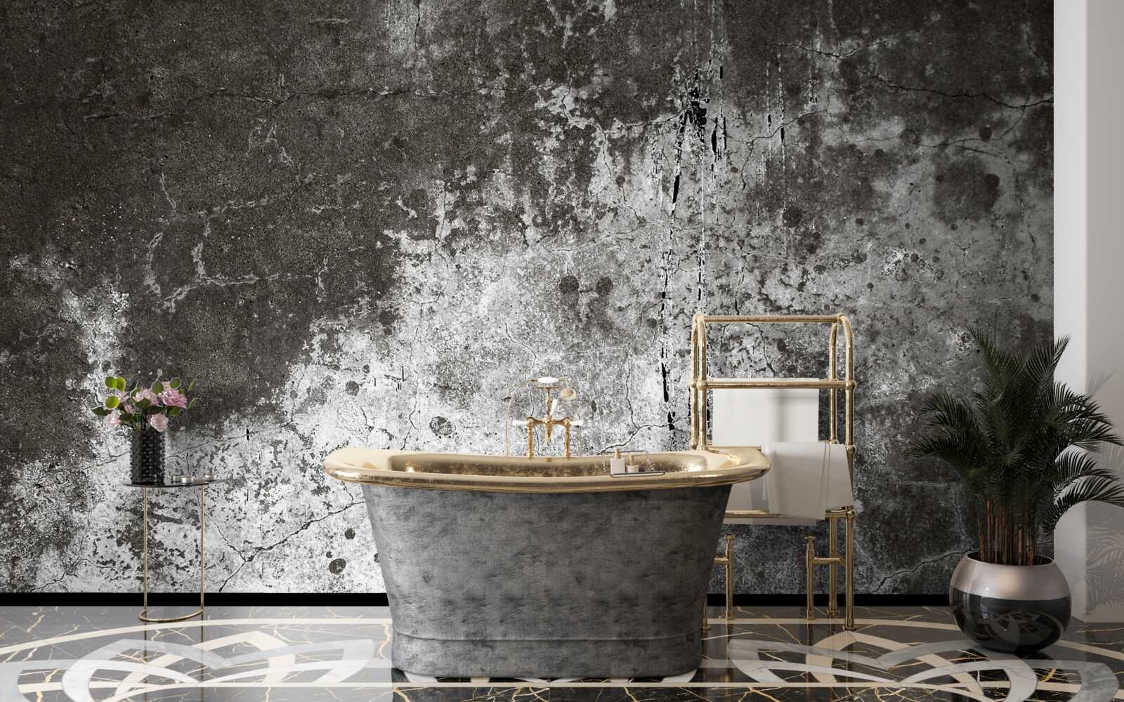 Fotobehang achtergrond van cement in grungestijl