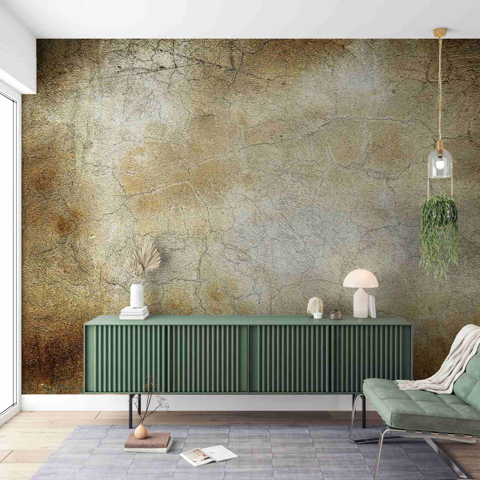 Fotobehang textuur in vintage-stijl op de achtergrond