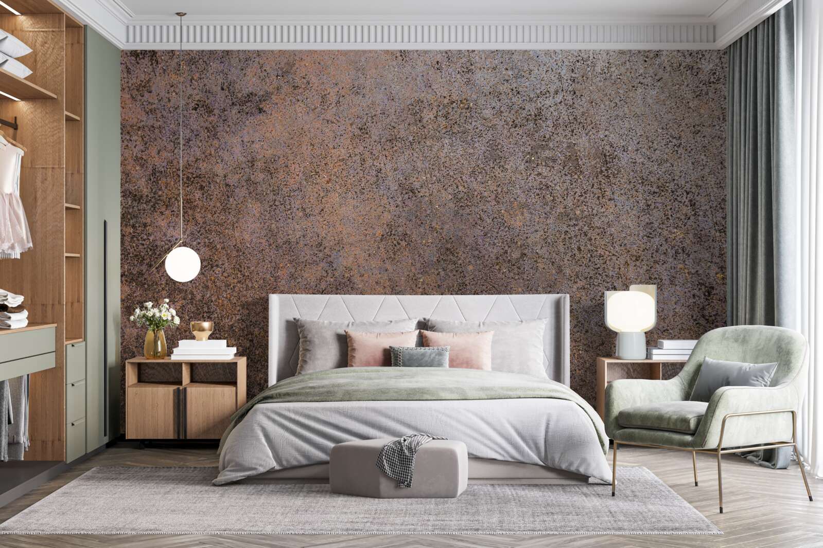 Fotobehang oud en heeft zijn glans verloren