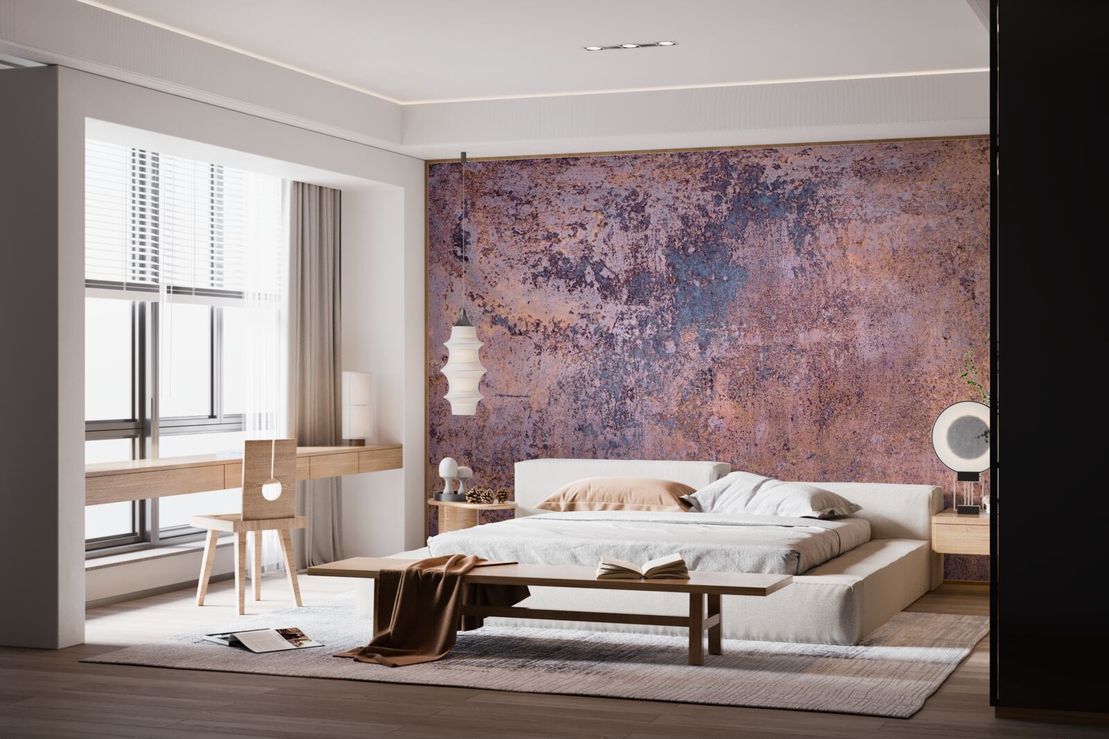 Fotobehang oude roest op metaal