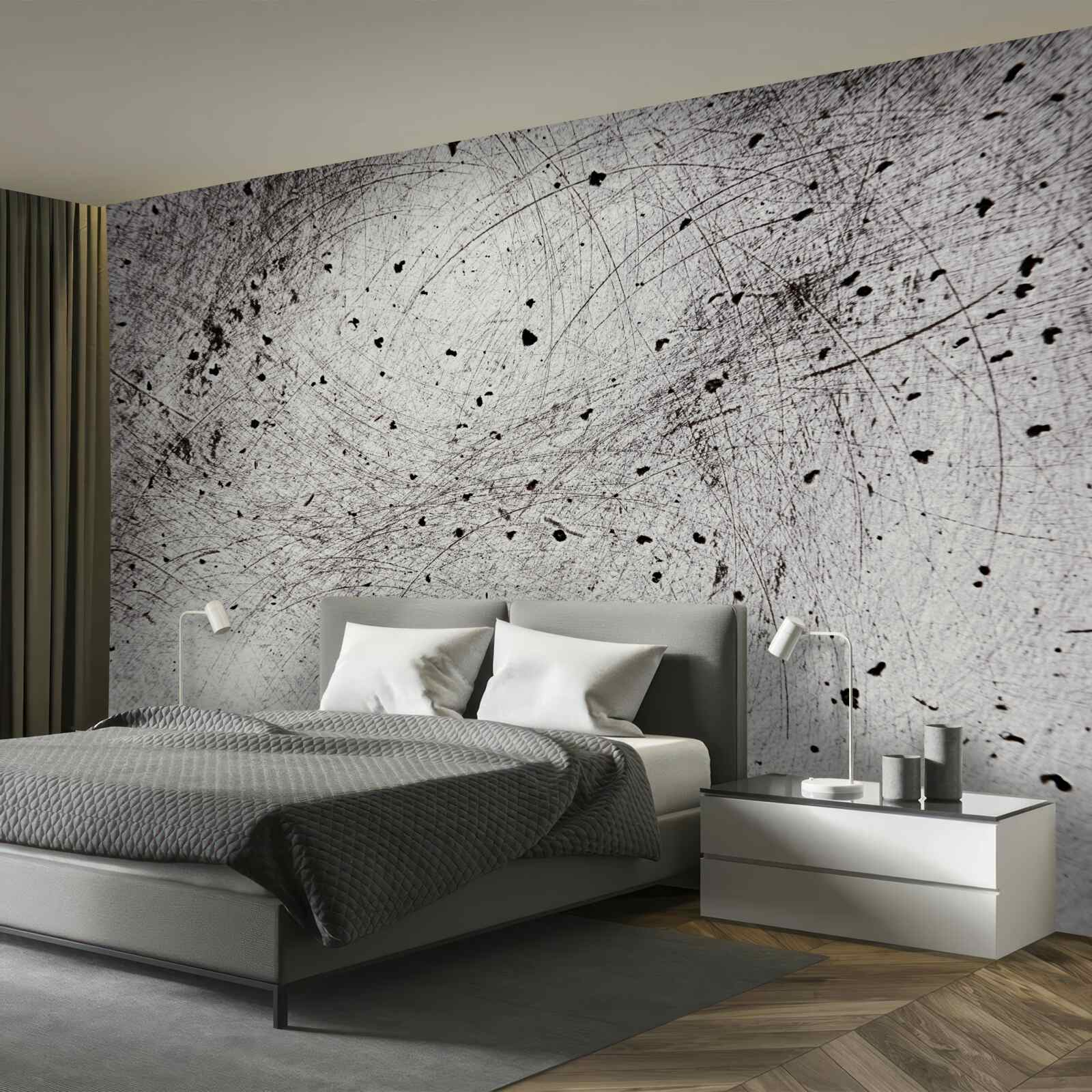 Fotobehang donkergrijs beton