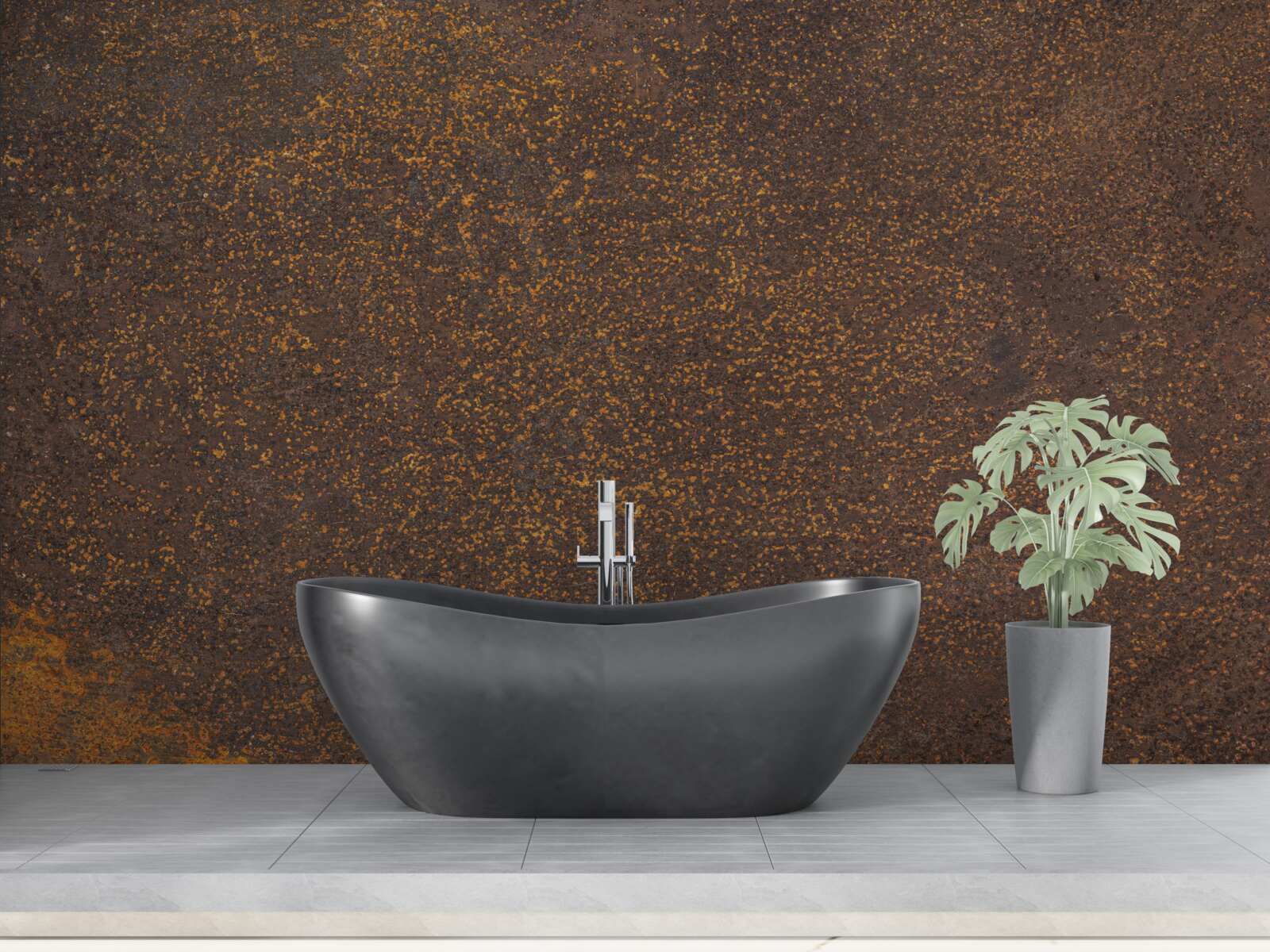 Fotobehang oud geoxideerd metaal