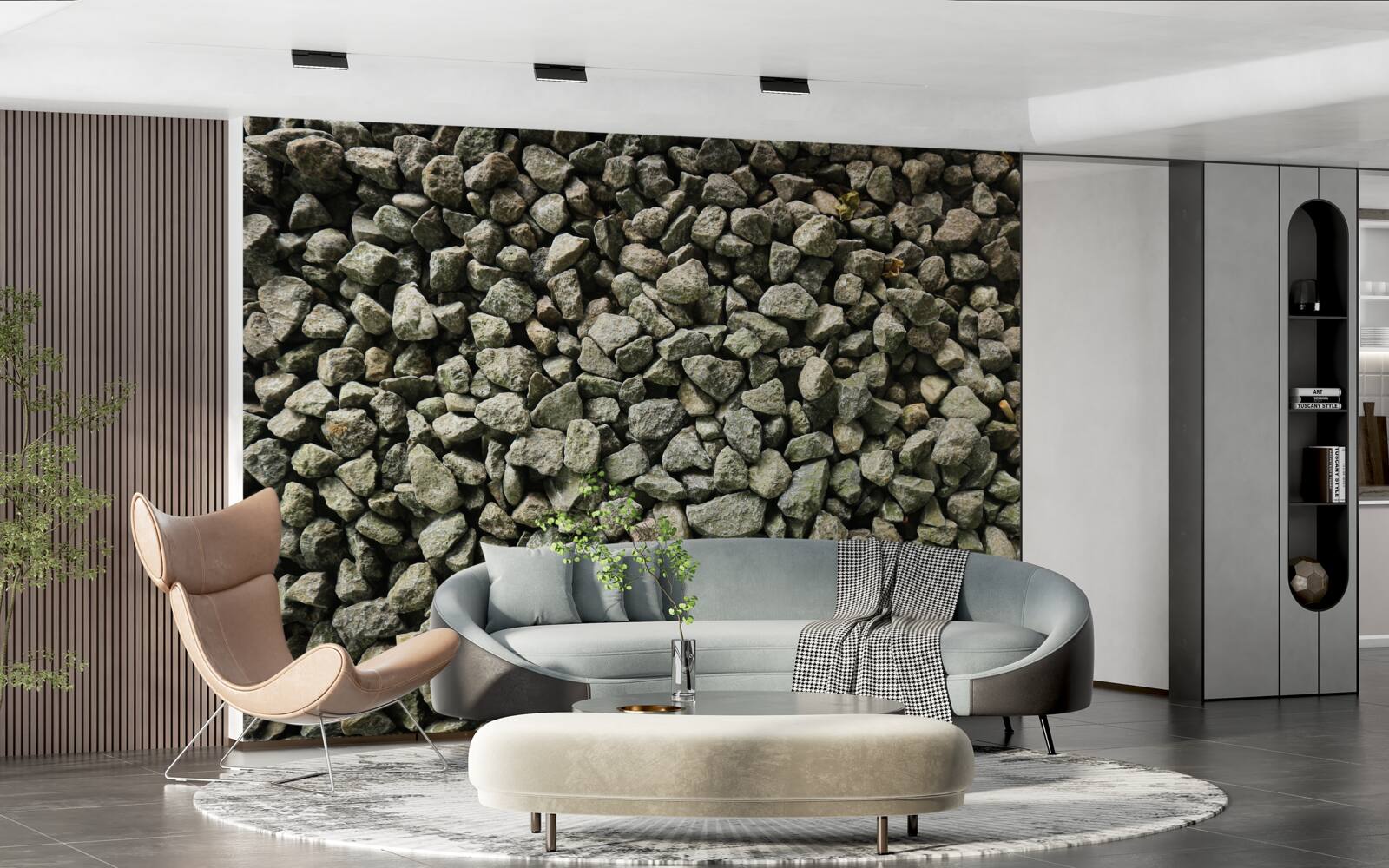 Fotobehang grindmuur