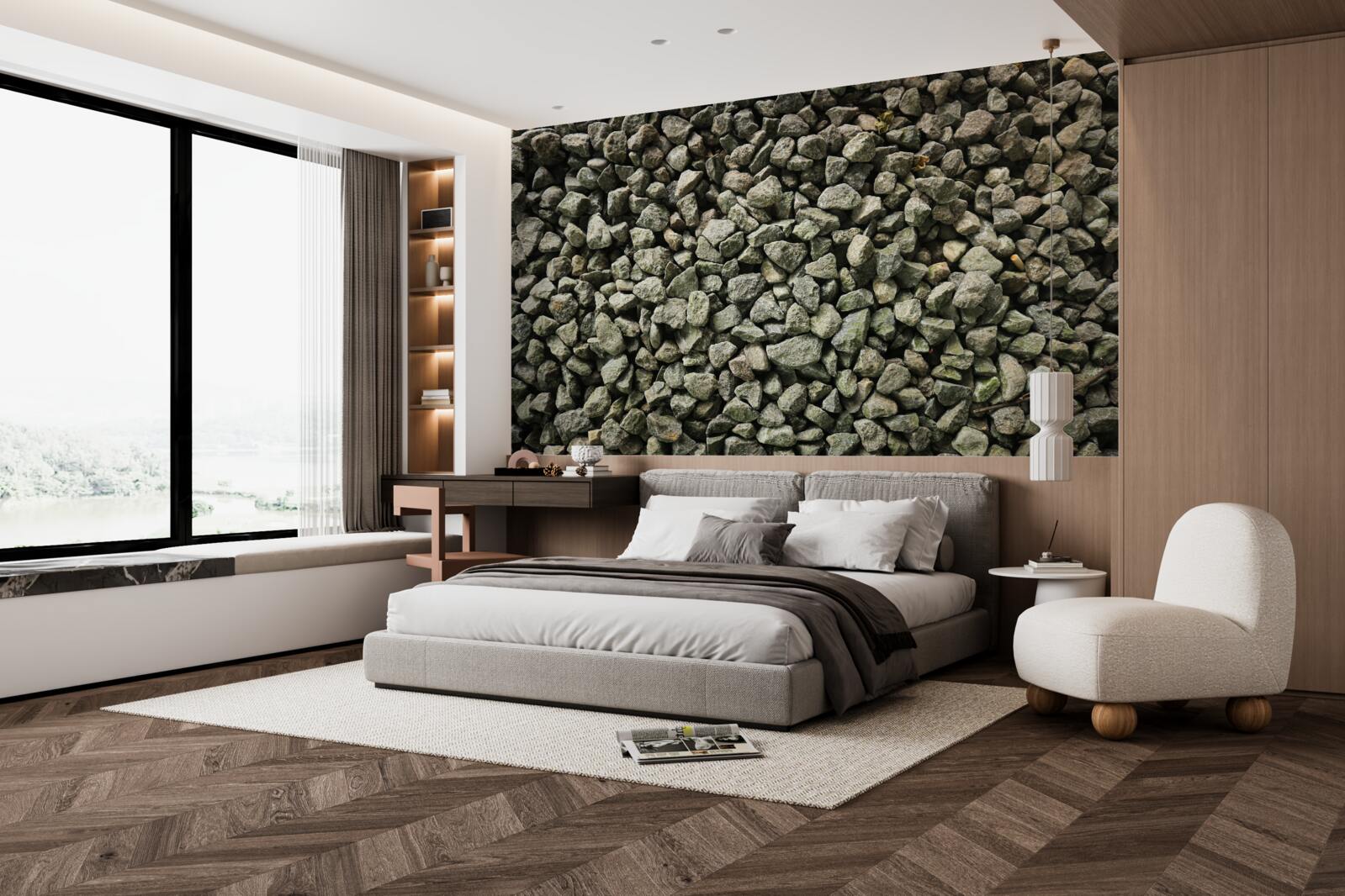 Fotobehang grindmuur