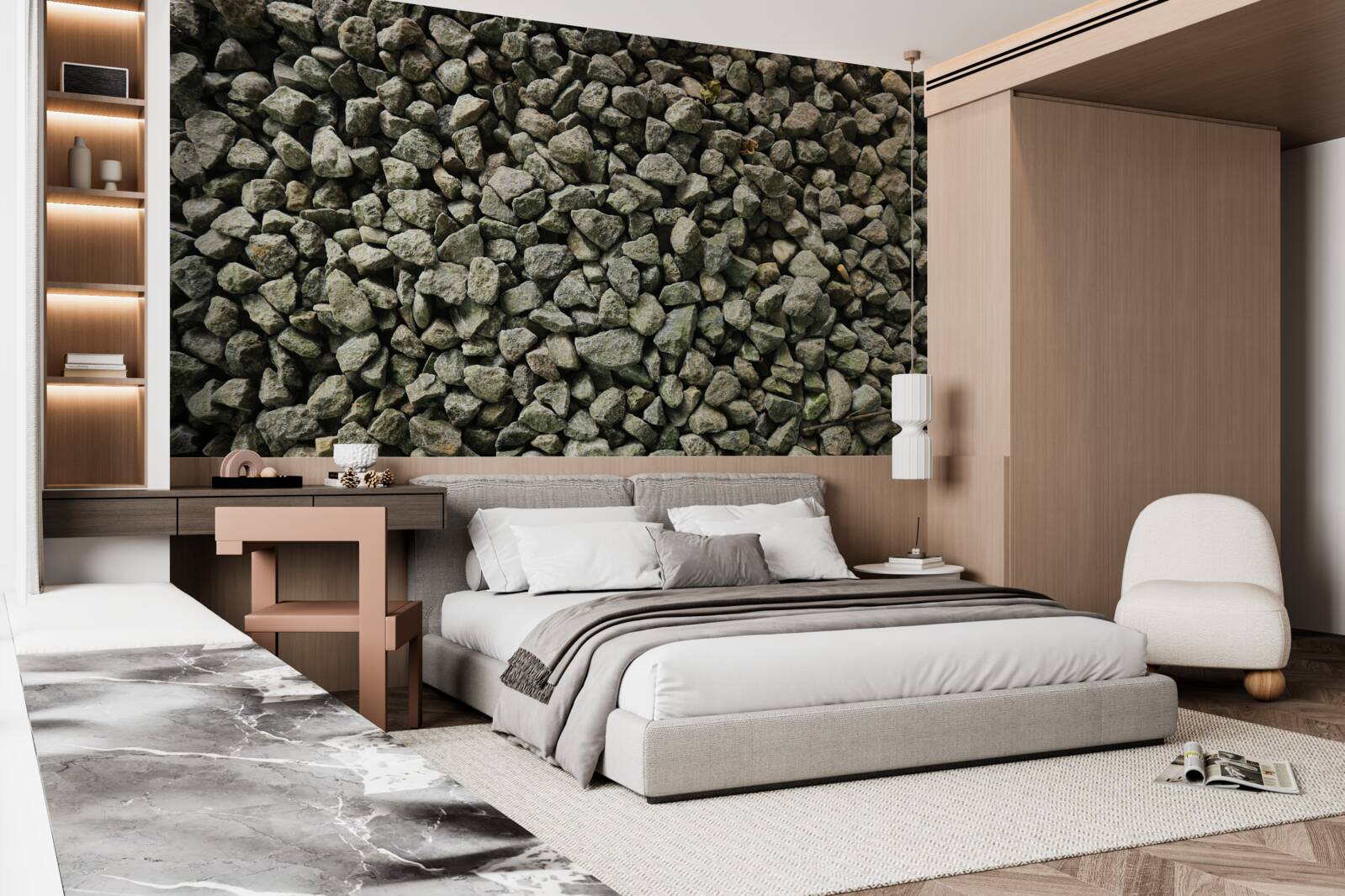 Fotobehang grindmuur