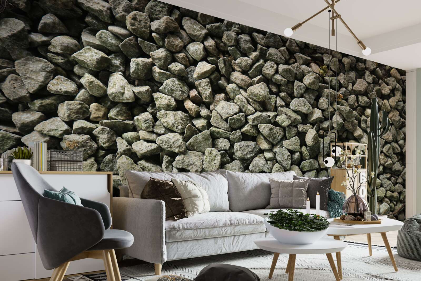 Fotobehang grindmuur