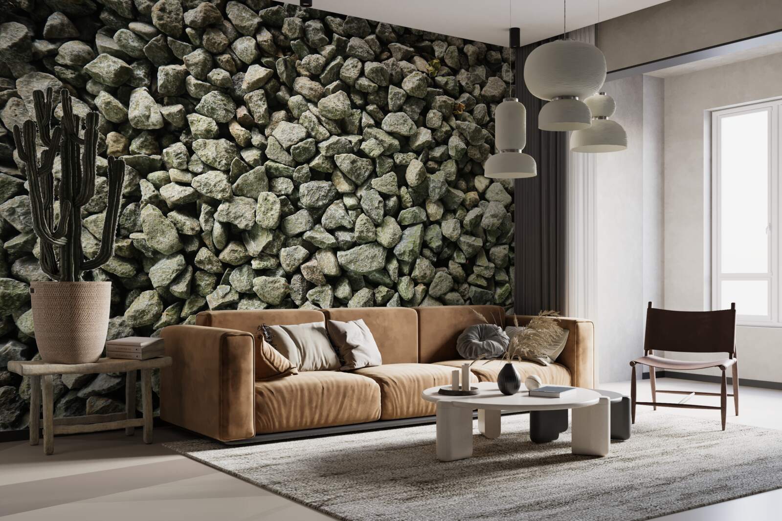 Fotobehang grindmuur