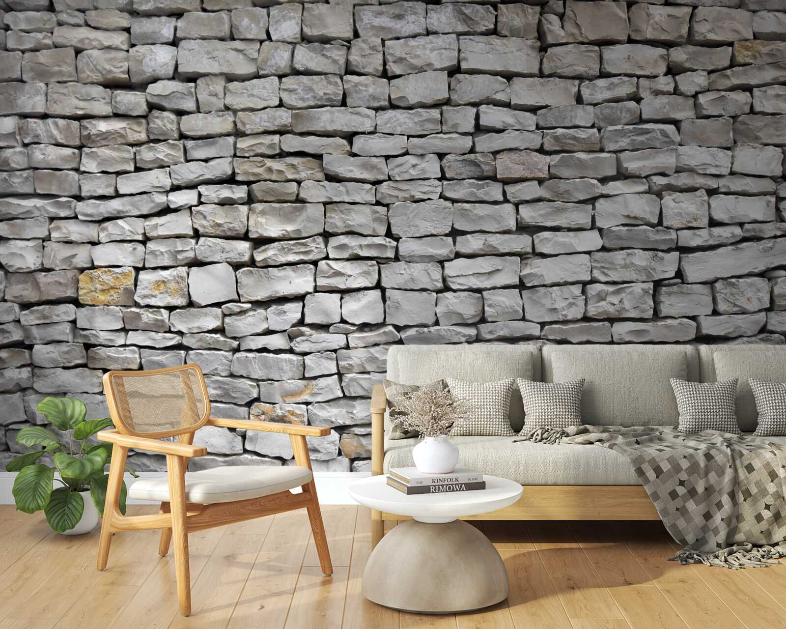 Fotobehang Oude gevel