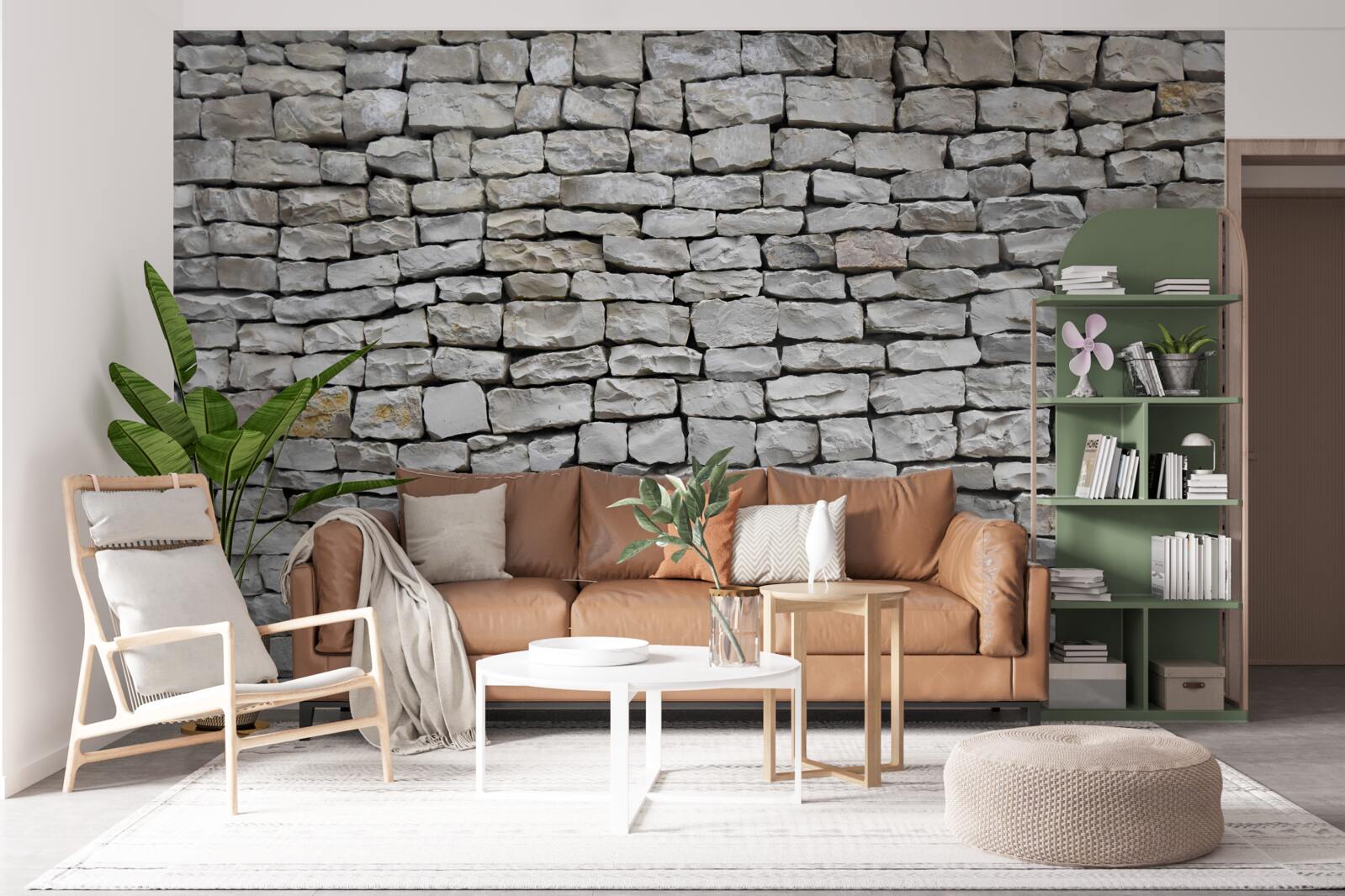 Fotobehang Oude gevel