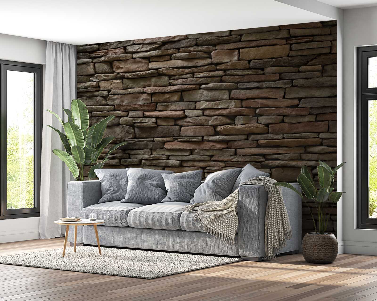 Fotobehang historisch steenwerk