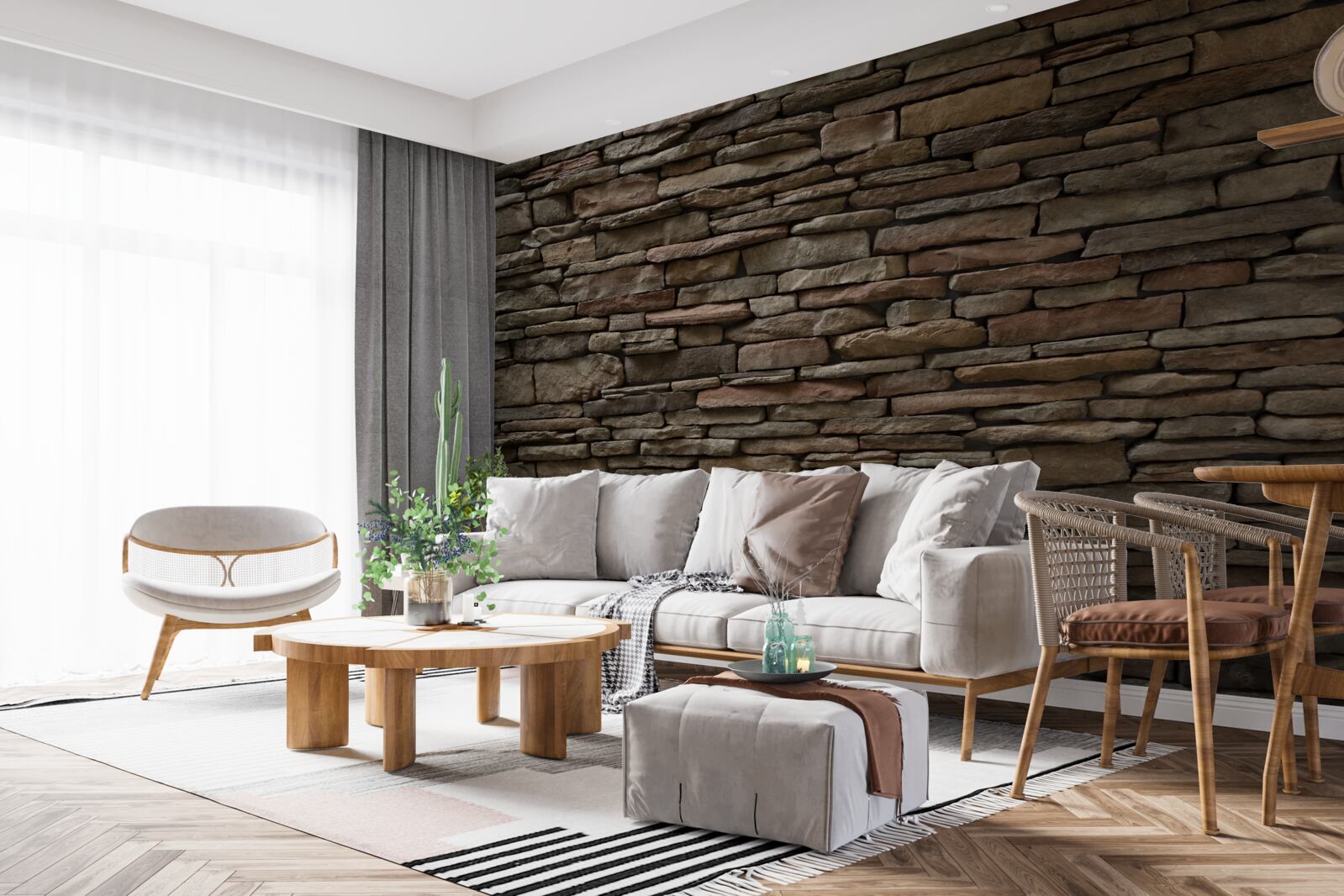 Fotobehang historisch steenwerk